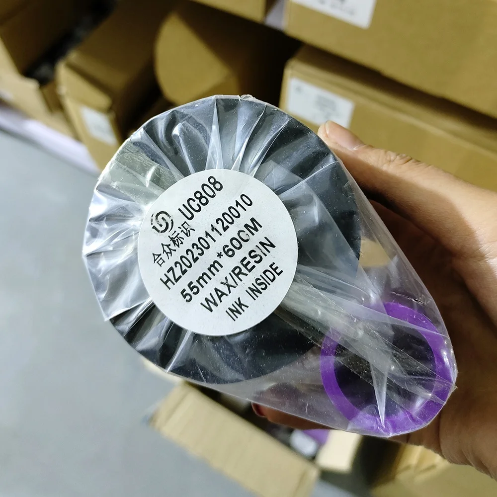 TTO Ribbon 55mmx600m - Black Wax Resin for Markem Printers