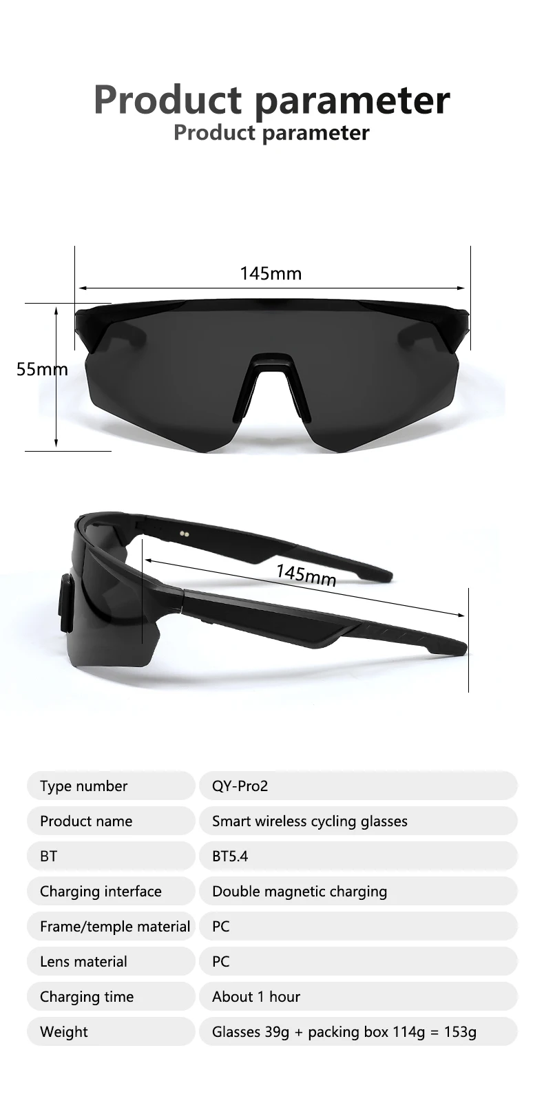 If you are searching for a supplier of a product with perfect quality control and highly competitive prices, which gives you an advantage in expanding your local market, then contact us now!  Competitive suppliers of  SANVNET QY-Pro 2 Cycling Smart Glasses BT Audio Smart Eyewear AI Translate Voice Assistant Music Outdoor Sports Sunglasses 2026
