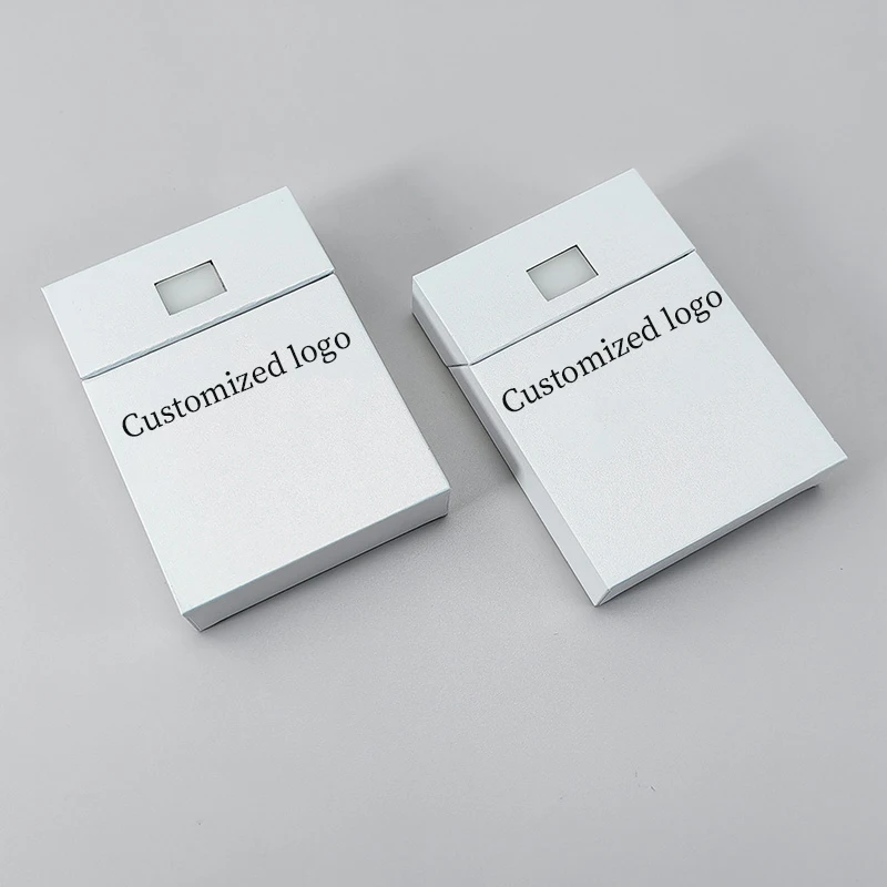 Custom Fancy Cardboard Boxes Cigarette Style Child Resistant Pre Paper Roll Packaging CR Press Button Cigarette Style Paper Box