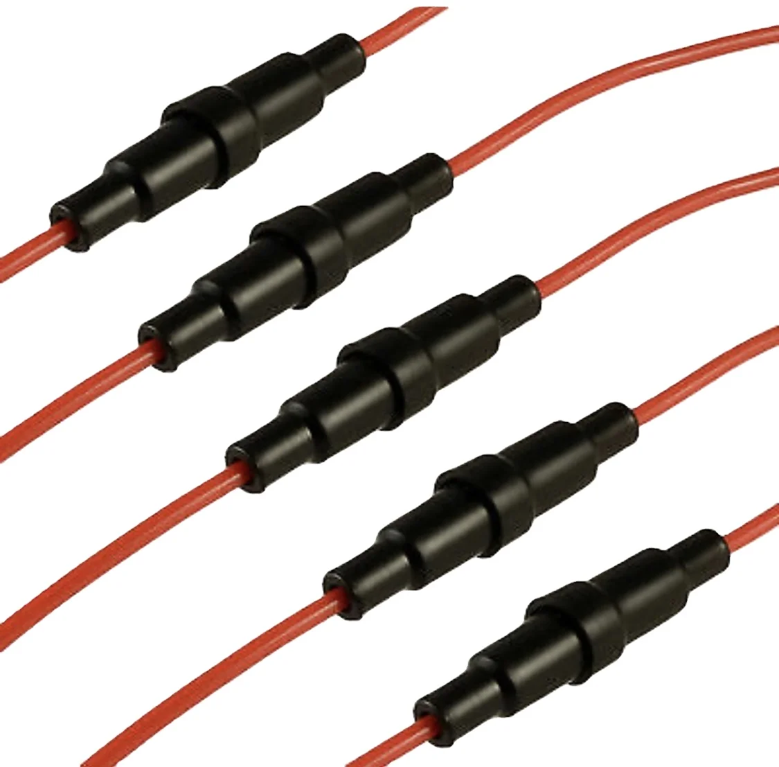 High Quality Fuse Holder with Wire for 6x30mm Glass Fuse