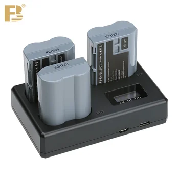 FB EN-EL15 EL15C Battery 3 Slot Charger for Nikon Camera D750 Z5 D780 D7200 D800 D500 D610 Z7II Z6II D850 D7100 D7500 D600 detail image
