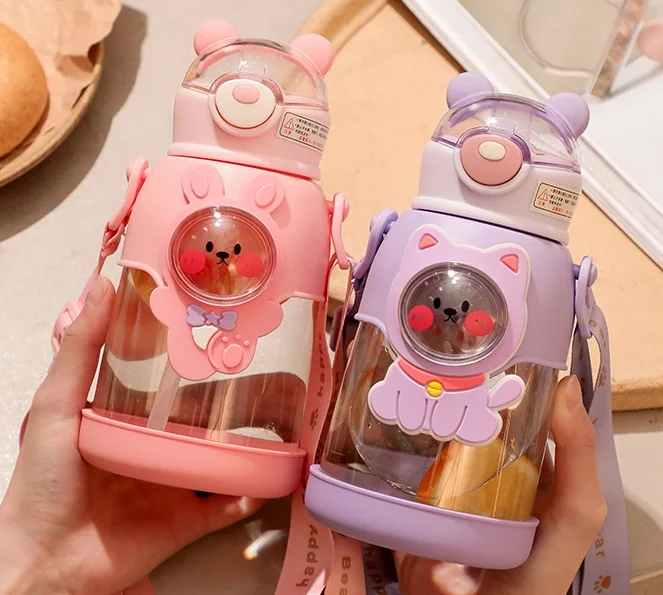 Wholesale Unique Products Cute700ml Cartoon Kawaii Water Cup for Girls