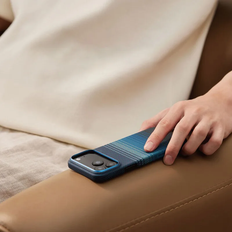 product laudtec ultra slim carbon fiber phone cases strong magnetic shockproof cover camera control for iphone air 17 16 pro max sjk1109-9