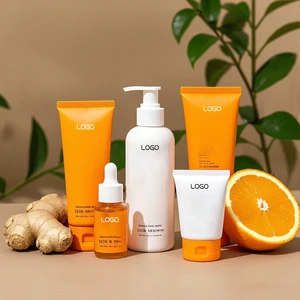 Factory Hot Sale Anti-Aging Serum Organic Skin Whitening Hyaluronic Acid & Vitamin C Essence Customizable Facial Care Set