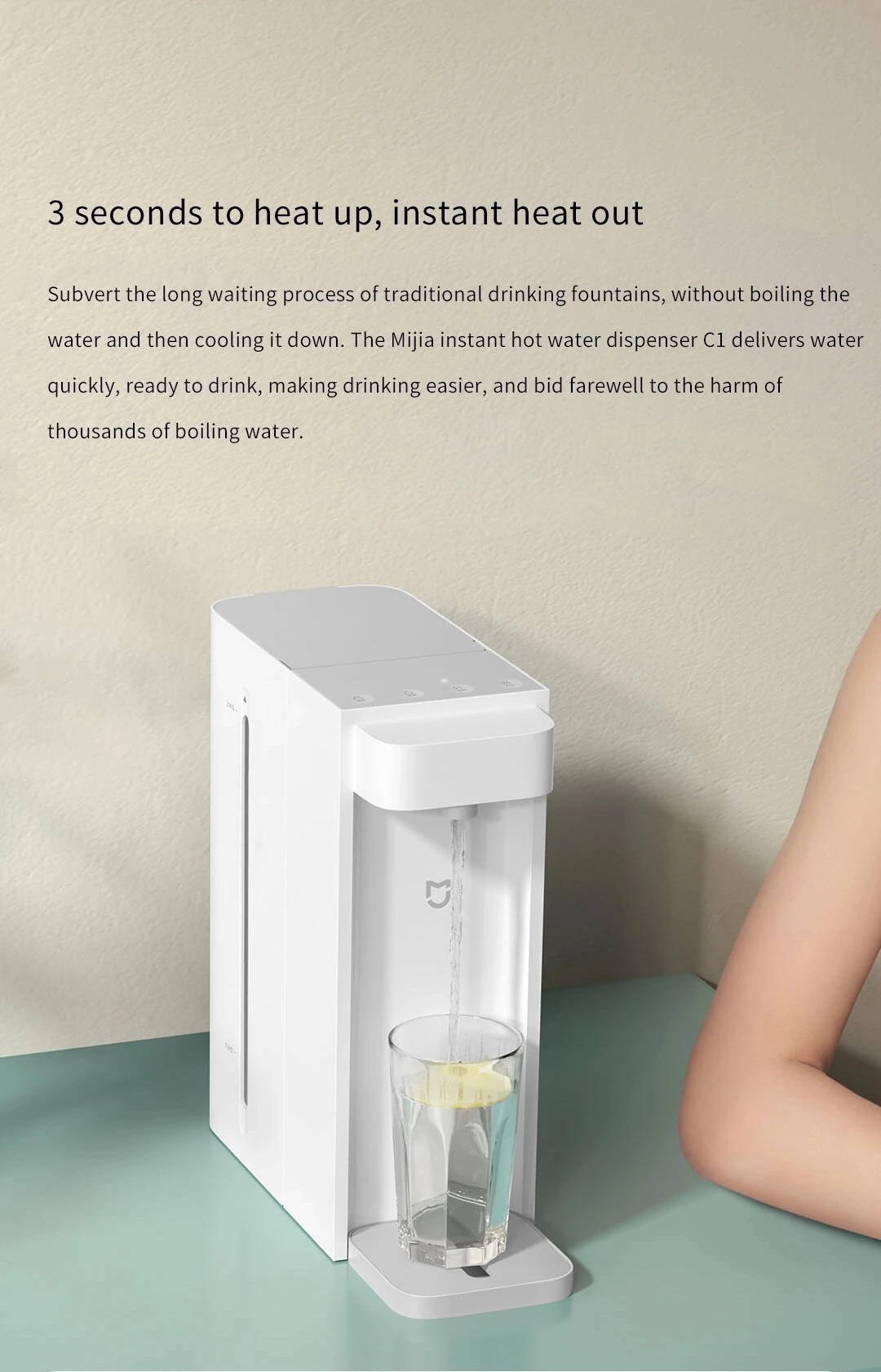 Xiaomi Mijia Instant Hot Heating Water Dispenser C1 Home Office Desktop