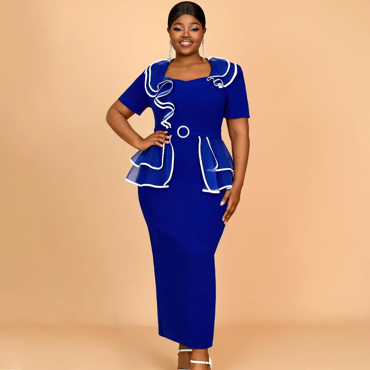 royal blue church dresses for women Giovanna D1686 Dress