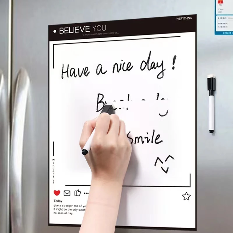 Пользовательские печатные листы магнитный календарь доска блокнот холодильник белая магнитная продукт