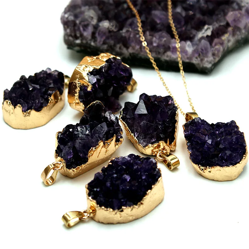 dark amethyst pendant