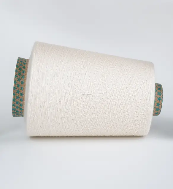 Polyester and Combed Cotton Ring spinning 21S-40S Blended Yarn for Weaving Knitting