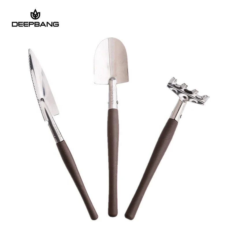 Deepbang Factory Directly Supply Favourable Price Widespread Stainless Steel And Plastic Iron Hoe Steel Shovel Garden Tool