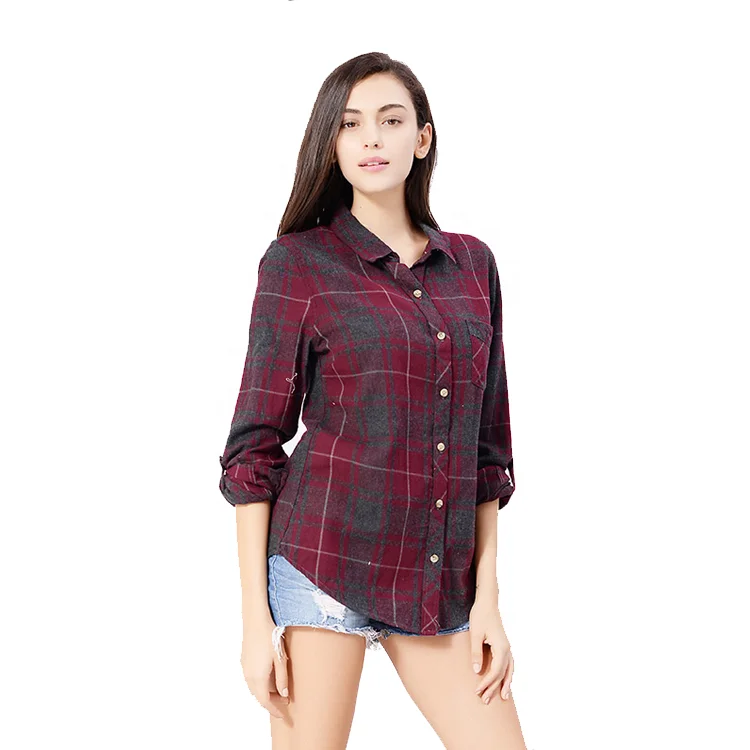 Baju Flanel Katun Wanita Lengan Panjang Baju Flanel Kotak Kotak Gaya Baru Kualitas Tinggi Buy Wanita Flanel Kemeja Kotak Kotak Kemeja Lengan Panjang Wanita Wanita Katun Kemeja Product On Alibaba Com