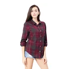 Flannel Shirt Womens Well Sell High Quality New Styles Long Sleeve Cotton Women Flannel Plaid Shirt