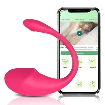 REDBURG APP Remote Control Vibrating Egg Kegel Ball G-spot Panties Vibrator Clit Stimulator Panty Wearable Sex Toy for Woman