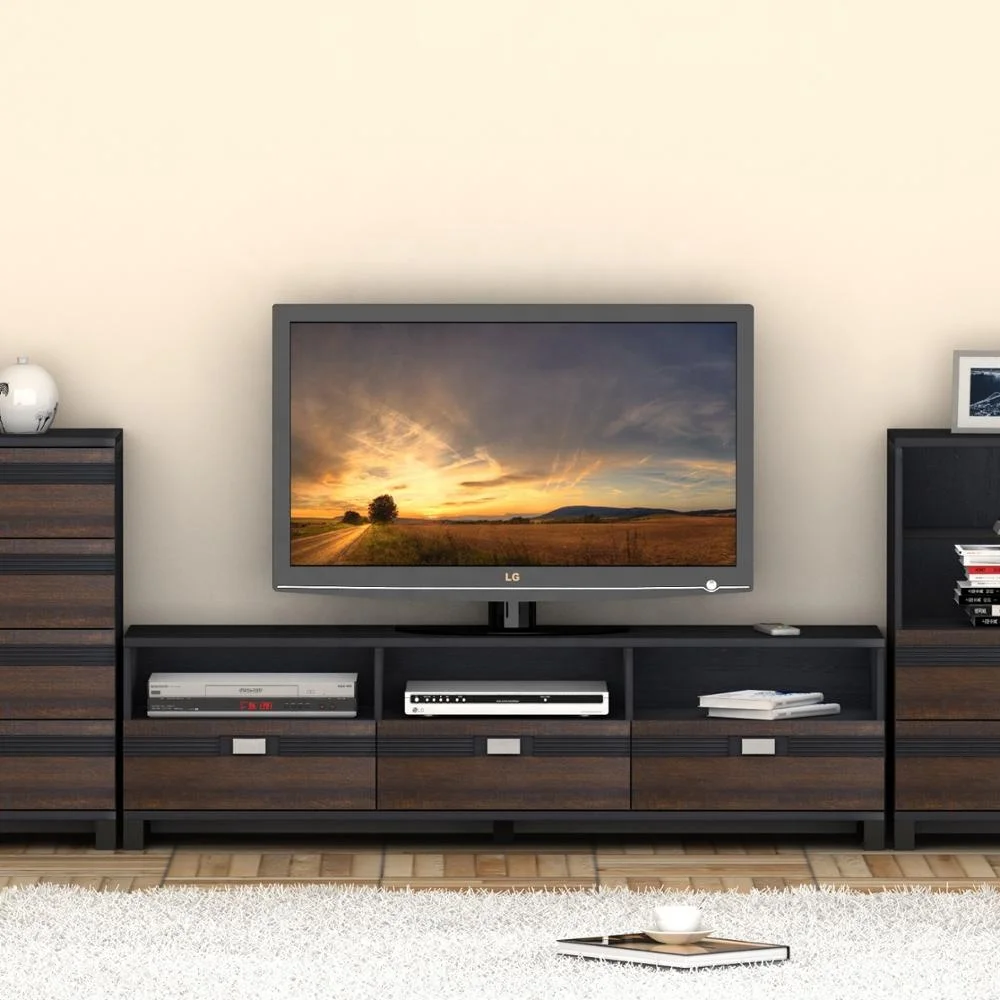 Simple Mdf Tv Stand Design Wood Entertainment Centers Tv Cabinet Living Room Furniture Wooden Buy Tv Berdiri Kayu