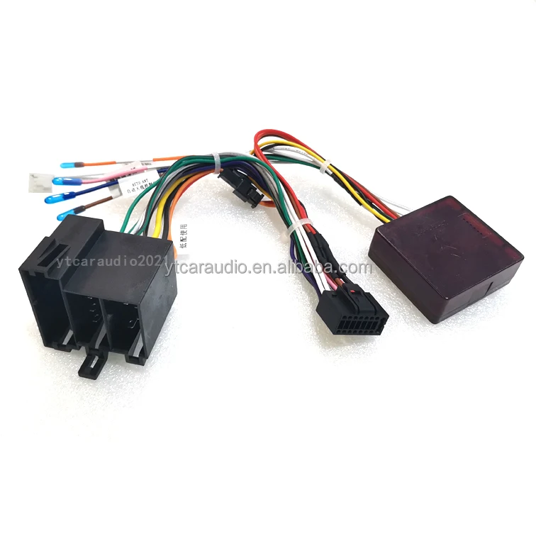 Car 16pin Android Audio Wiring Harness With Canbus Box For Opel Corsa 0714 Aftermarket Stereo