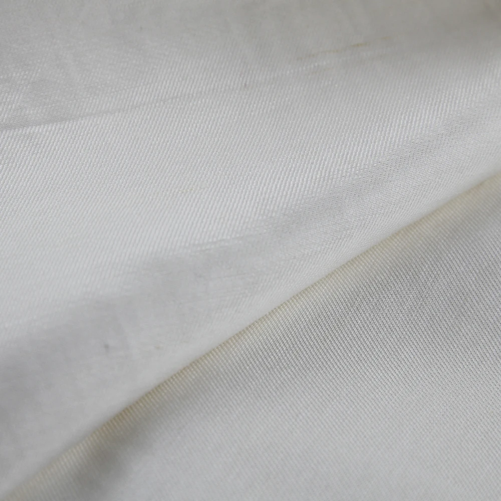 Оптовая продажа мягкая вискозная льняная ткань среднего веса однотонная для кожи дизайн одежды