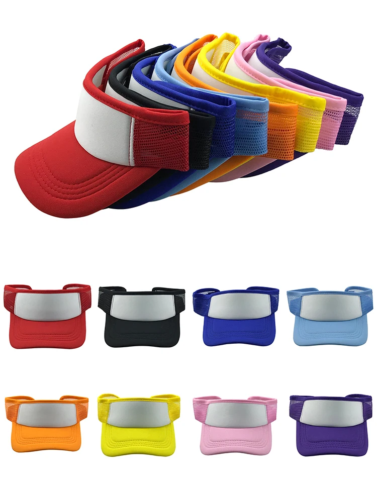 Wholesale Oem Custom Sublimation Sun Visor Sports Baseball Hat