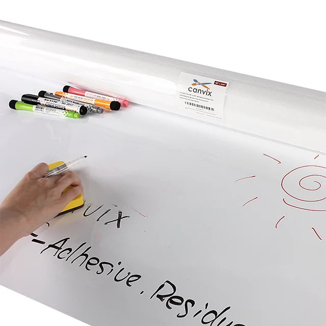 CANVIX Magnetic Whiteboard Dry Erase Whiteboard Children Graffiti Drawing Board With Marker Pens