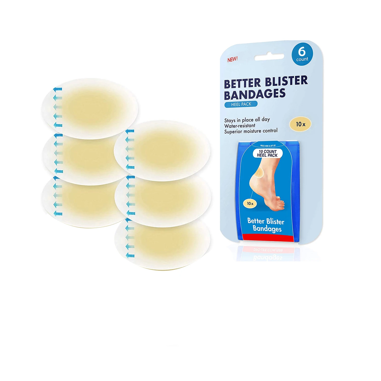 Hydrocolloid Foot Blister Patch Bandage For Foot Blister Prevention