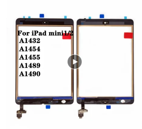 AUTOKAY Touch Screen Glass Digitizer for iPad Mini A1432 A1454 A1455 A1489 A1490 A1491 