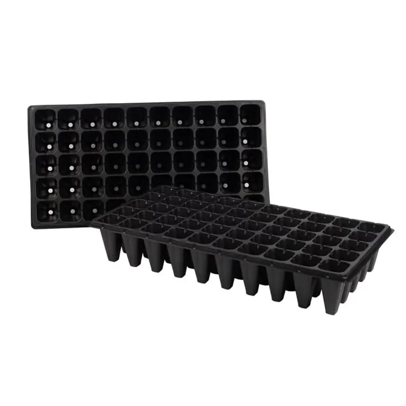 Plastic Seed Tray 40 77 96 128 Cells Seedling Starter Nursery Holes 50 128 288 Seedling Box