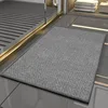 Alfombra tejida de goma - gris estrellado