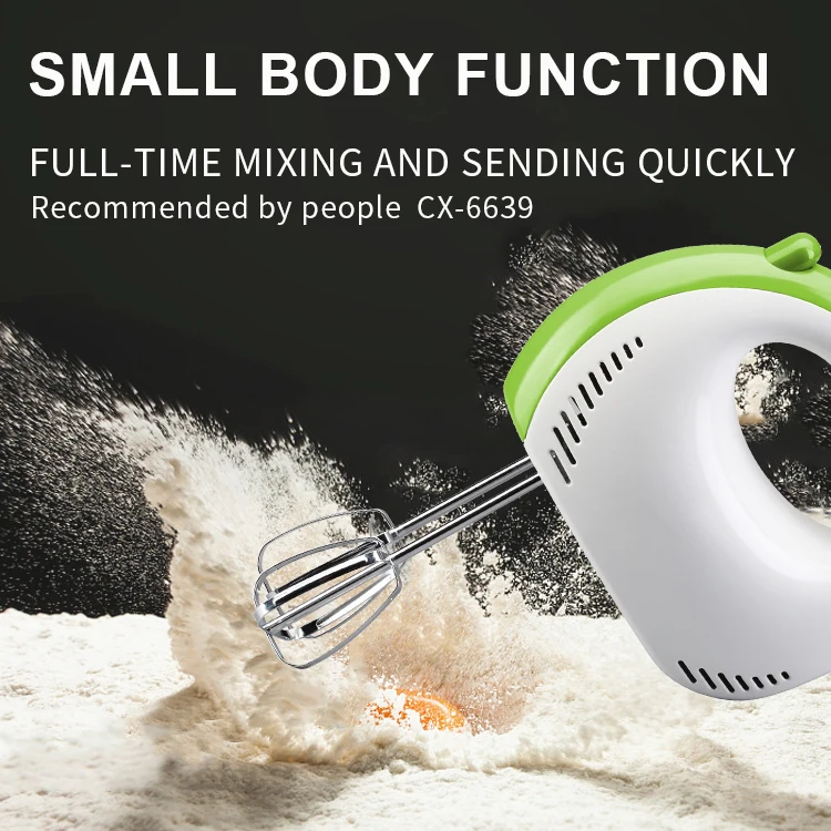 Cx-6639 CE and CB Approval kitchen Chapati Dough Mixer 5 Speeds Mini Non  Electric Hand Mixer - China Electric Food Handheld Mixer and Electric Egg  Beater price