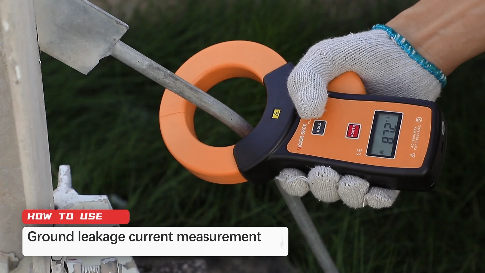 Victor 6800 Digital Leakage Current Tester 600v Data Storage Ammeter