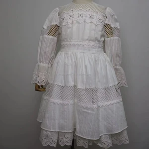 Sweet Summer Floral Printed Party Dress for Girls Bow Lace Mesh Princess Style for Ages 13 Years and Below