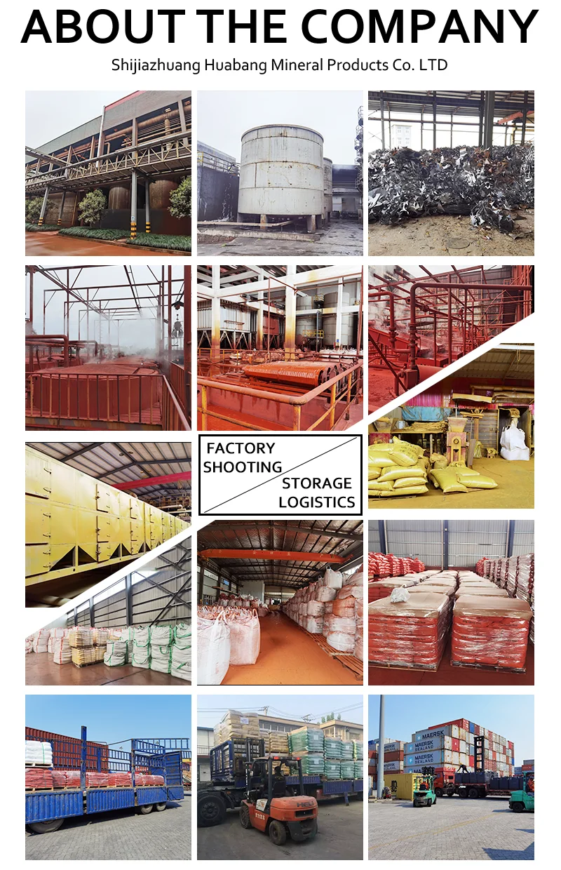 Iron oxide red/yellow/black/green/blue iron oxide pigment for brick Concrete pigment supplier
