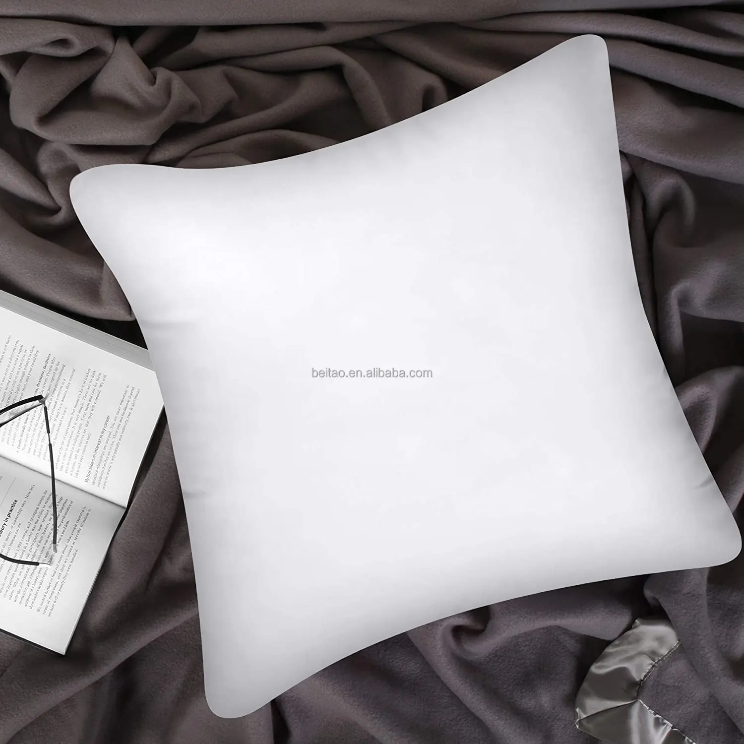 Throw Pillows Insert (Pack Of 2, White) - 18 X 18 Inches Bed And Couch  Pillows - Indoor Decorative Pillows - Buy Throw Pillows Insert (Pack Of 2,  White) - 18 X