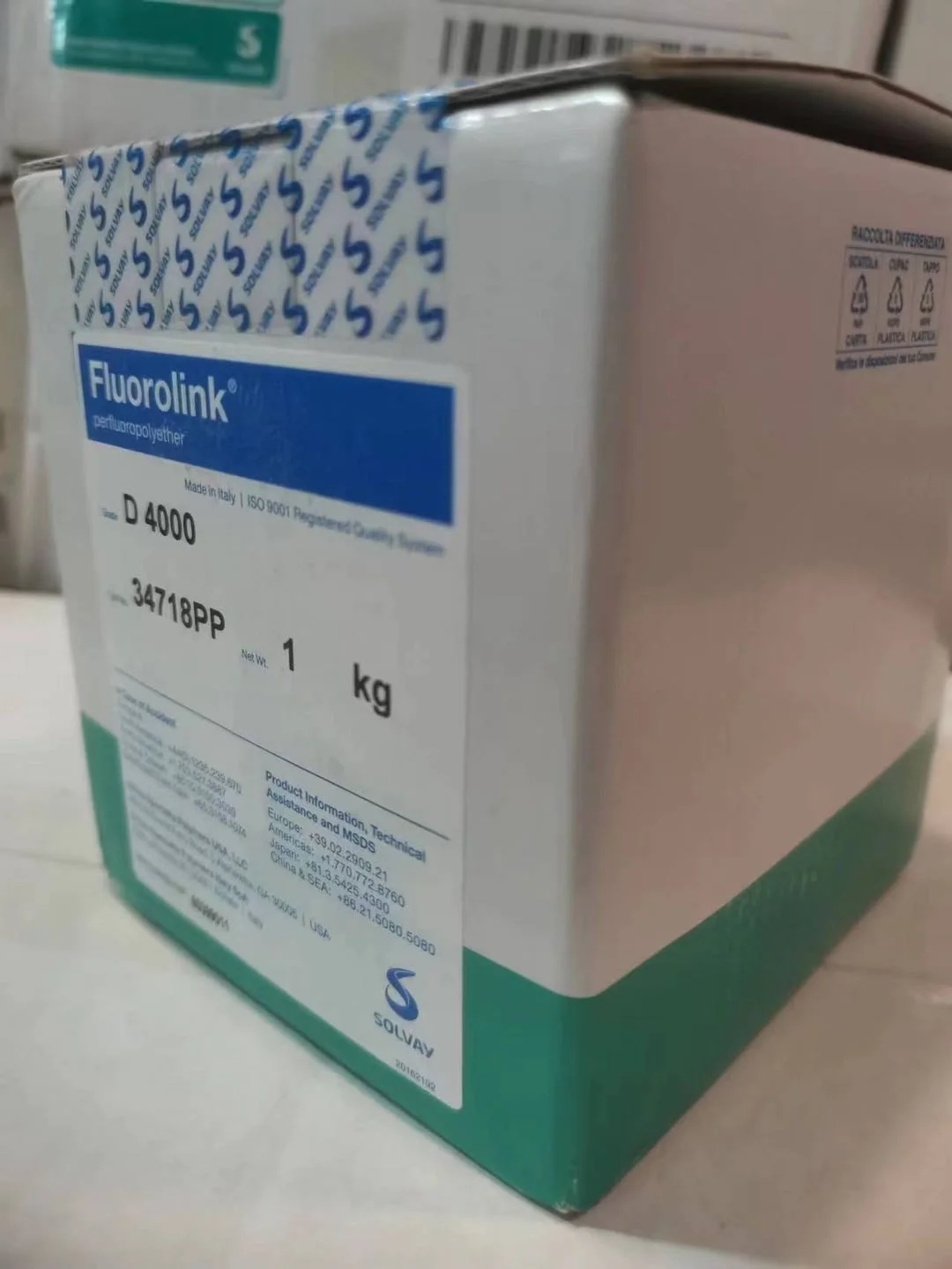 Solvay Fluorolink D4000 PFPE Oil AF Raw Materials
