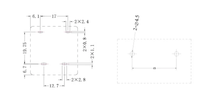 Meishuo ME112-1A-40P 40A Smart Relay Electromagnetic Latching Relay Products for Electricity Meter