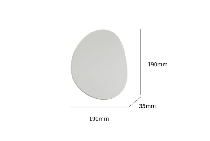 LED wall lamp round white black balcony courtyard bedroom bedside aisle modern decorative wall lamp