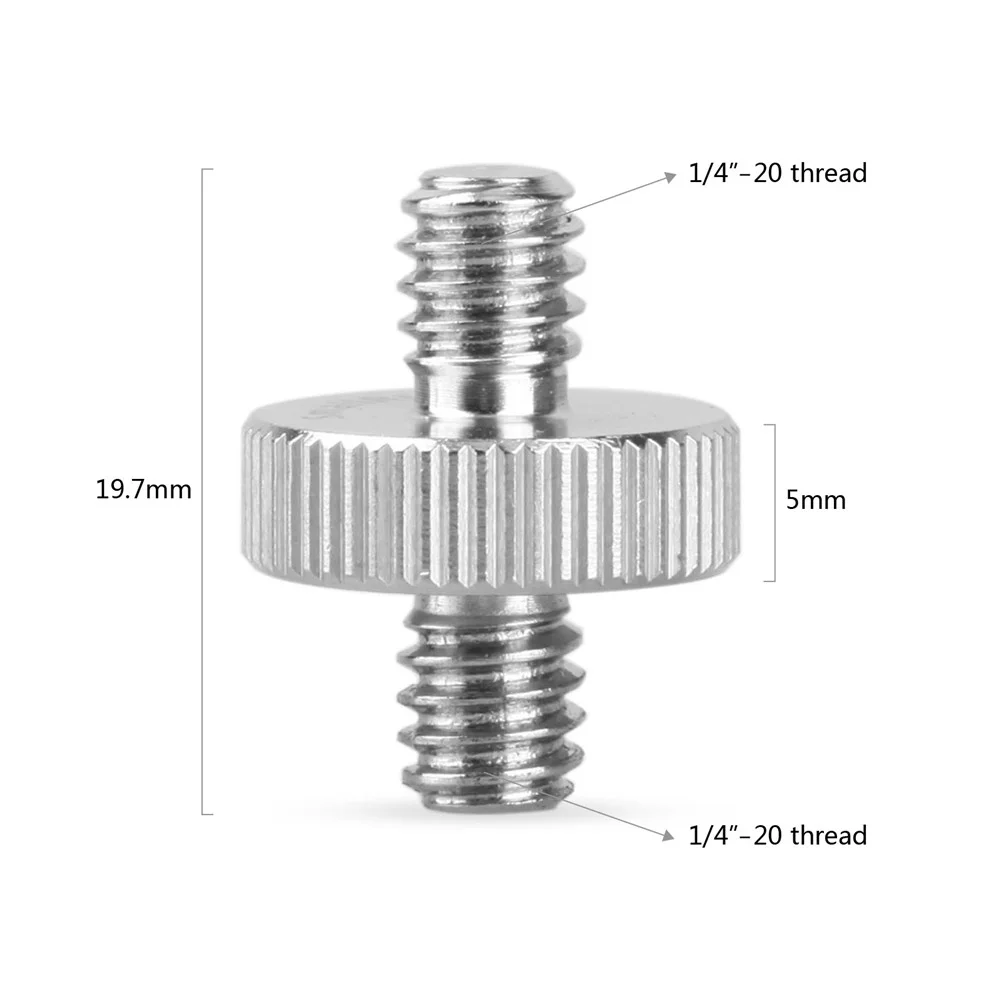 1x 5/8 femmina a 1/4 3/8 ve filettata maschio adattatore di montaggio M6 per supporto per microfono piastra treppiede convertore staffa luce Flash  44