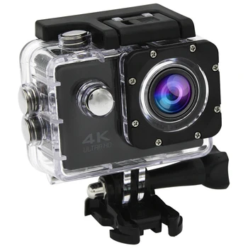 2021 Newest 4K 60fps action camera wifi sport cam 2.0 INCH Dual screen video camera with Remote Control