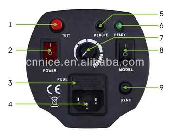 GY-180 180W NiceFoto Mini Studio Flash Light GN46 Photo Studio Photographic Equipment product image