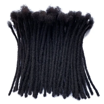 Whosale Price Human Hair Microlocks Sisterlocks Dreadlocks Extensions Full Handmade (Width 0.4cm) 100% Human Hair