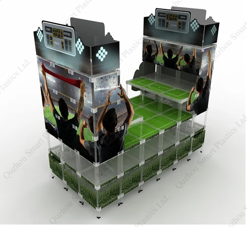Red Bull Energy Drink Merchandise Display Stand - Customizable