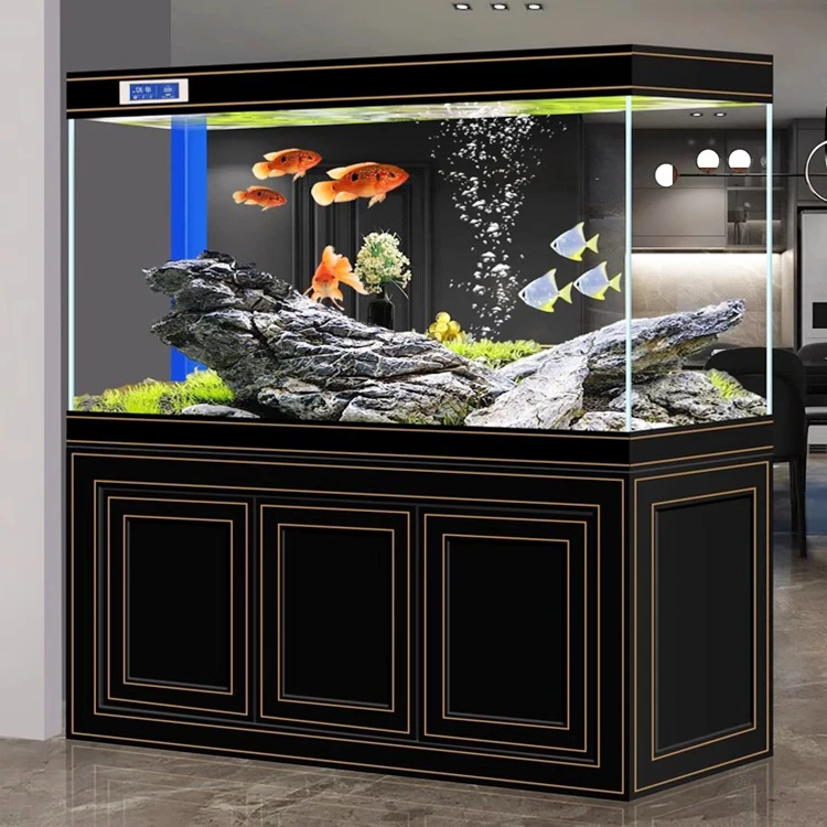 お歳暮 移動魚輸送タンクベースキャビネット垂直ドア付き大型水槽水族館 水槽