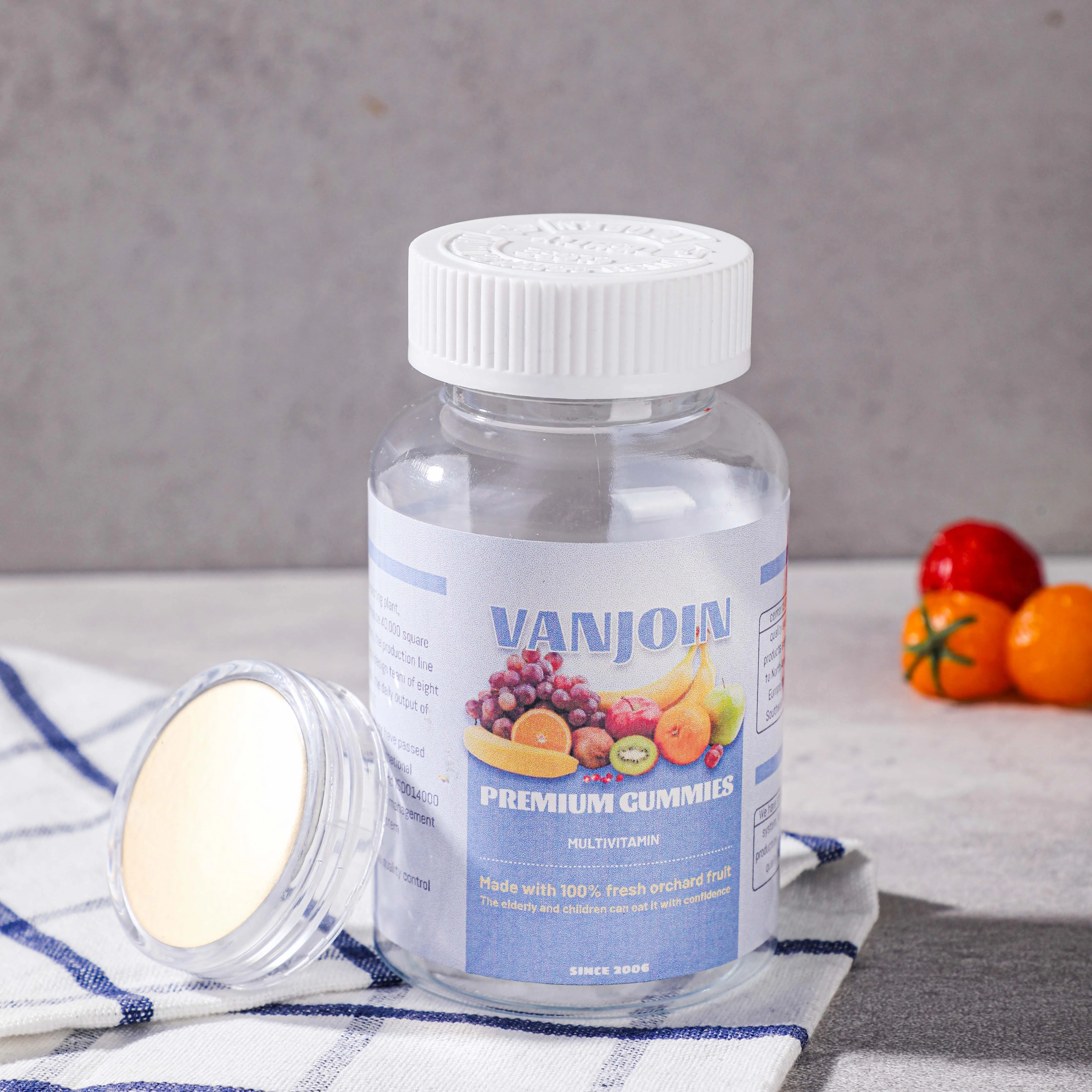 Customized Label Empty Plastic Packaging Storage Container Pill Vitamin Bottle Medicine Bottle Pill Bottle With CRC Cap