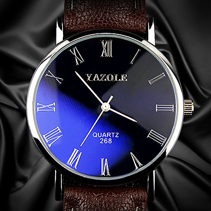 YAZOLE Watch for Men's High Quality Quartz Movement Life Waterproof Watches  Simple British Gentleman Style Men's Wrist Watch 268