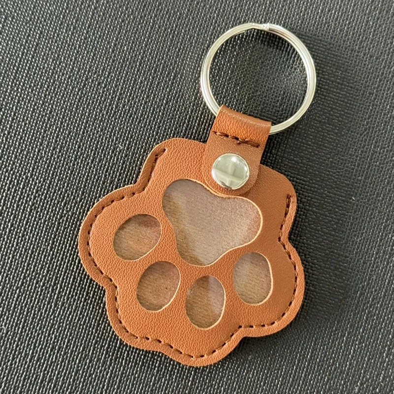 Japanese Style Pet Hair Storage Bag & Keychain Pendant with Paw Print Design for Memorial Advertising Gifts-Cat/Dog Fetal Hair preview 4