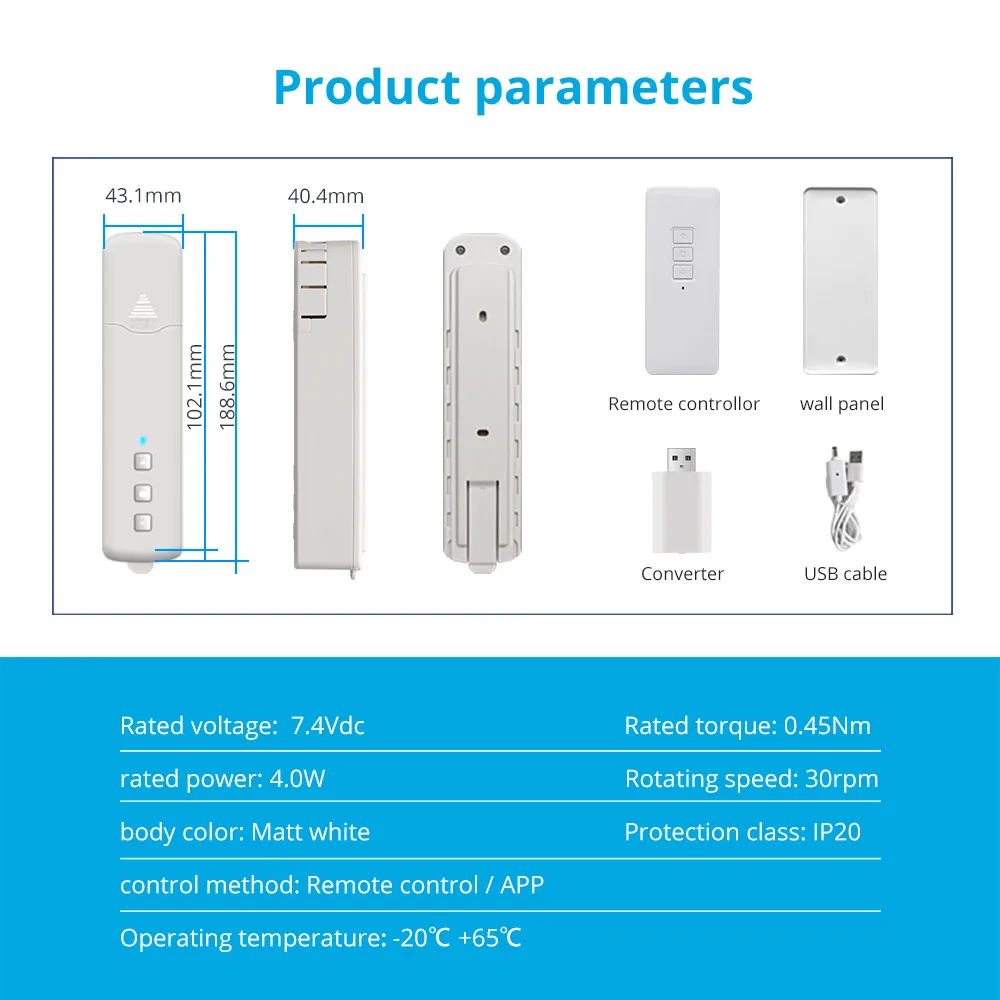 Zemismart Homekit Zigbee Bean Blinds Smart Shade Driver Roller Shutter Motor IOS Home App Siri Voice Control