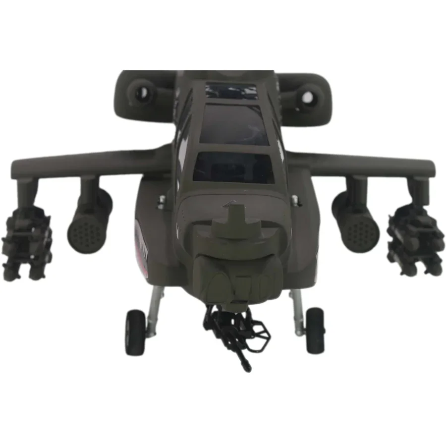 FLISHRC Roban AH-64 Apache 500 Size Scale Helicopter Four Rotor Blades GPS with L7 Flight Control RTF