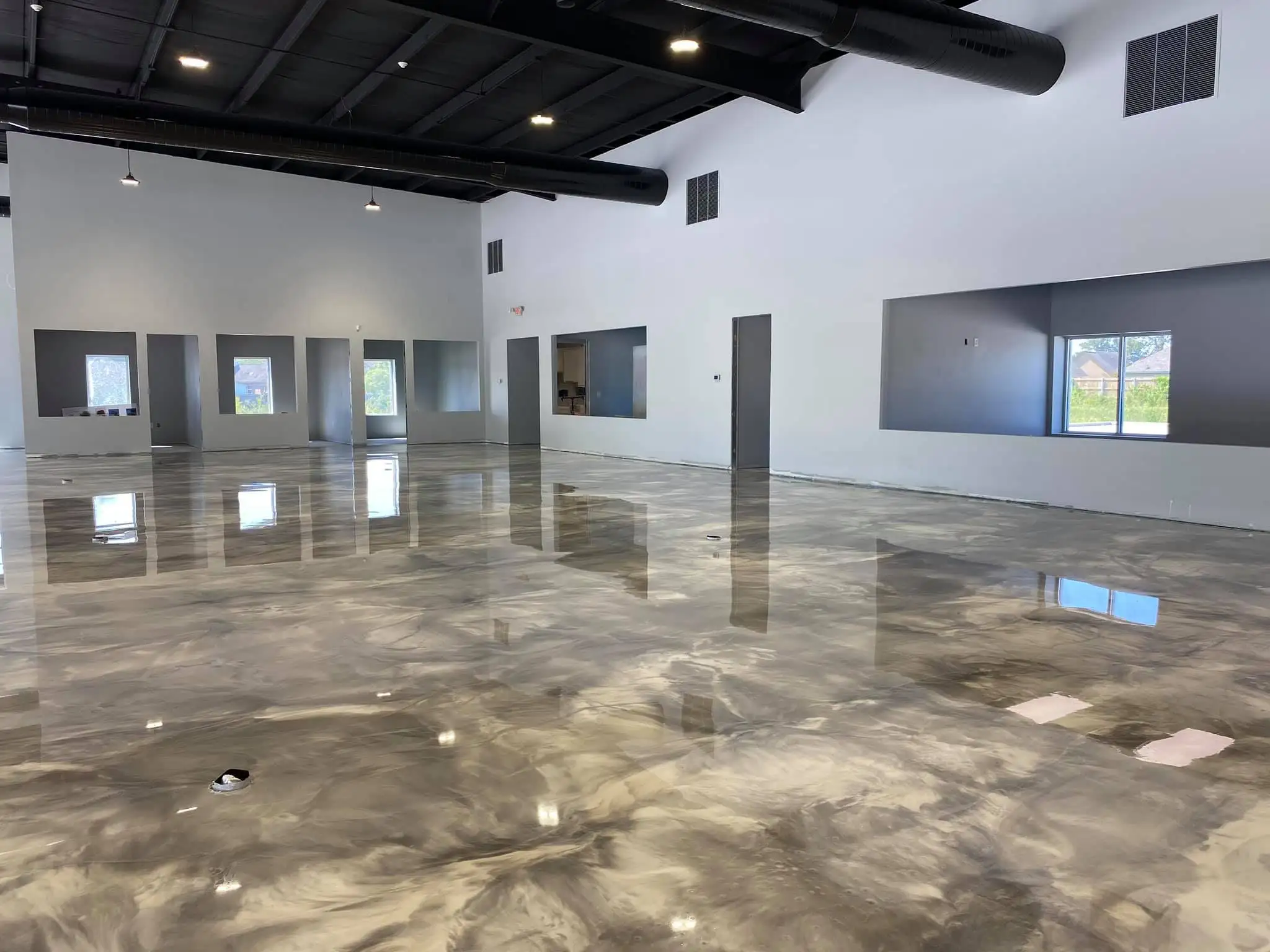 porcelanato liquido with clear epoxy resin 