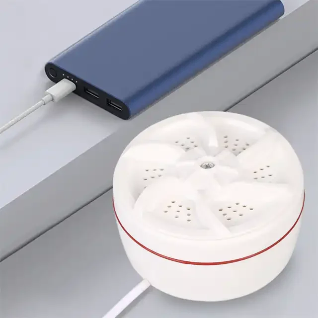 Lazy Laundry Machine Small Ultrasonic Turbine Mini Turbine Washing Machine,Bucket Mini