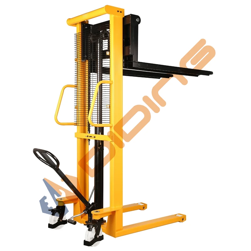 Easy operated 2T 3M manual hand pallet stacker manual forklift with CE