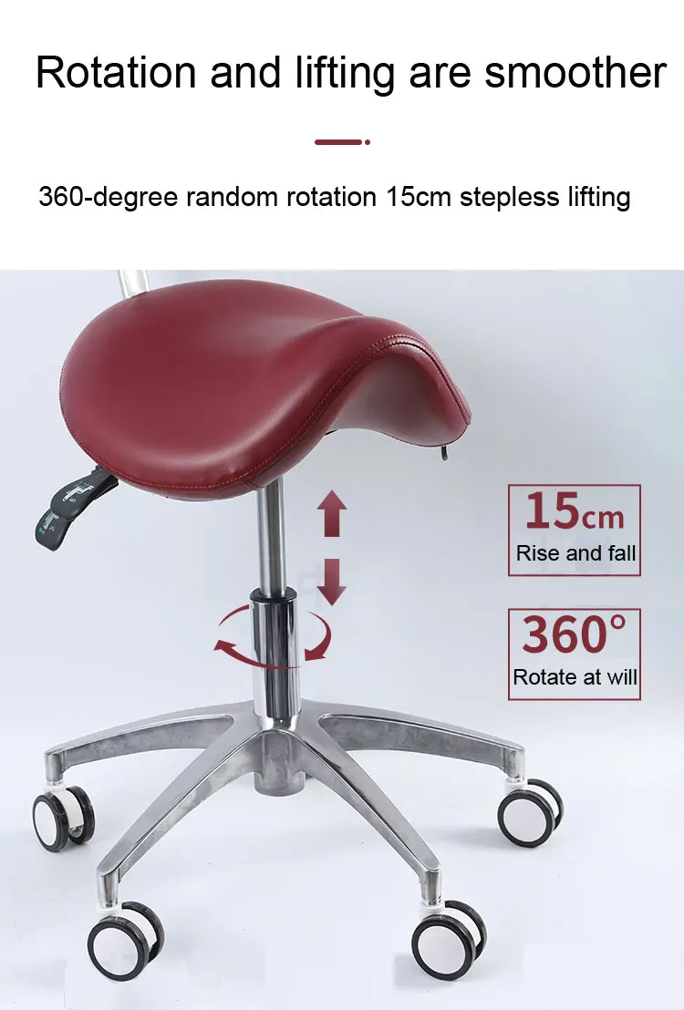 Factory Price Ergonomic Surgical Stool Dental Saddle Chair supplier