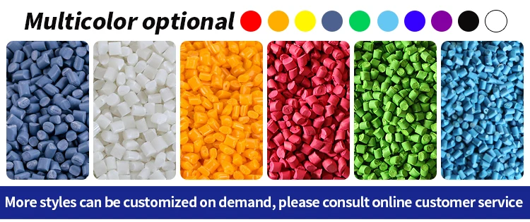 Food Grade Black Plastic Masterbatch Granules PE LDPE Resin Thermoforming Injection Molding 2